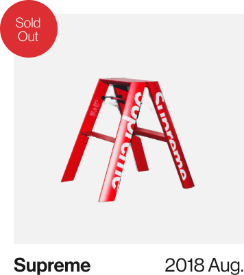 2018年8月にSupremeとコラボ