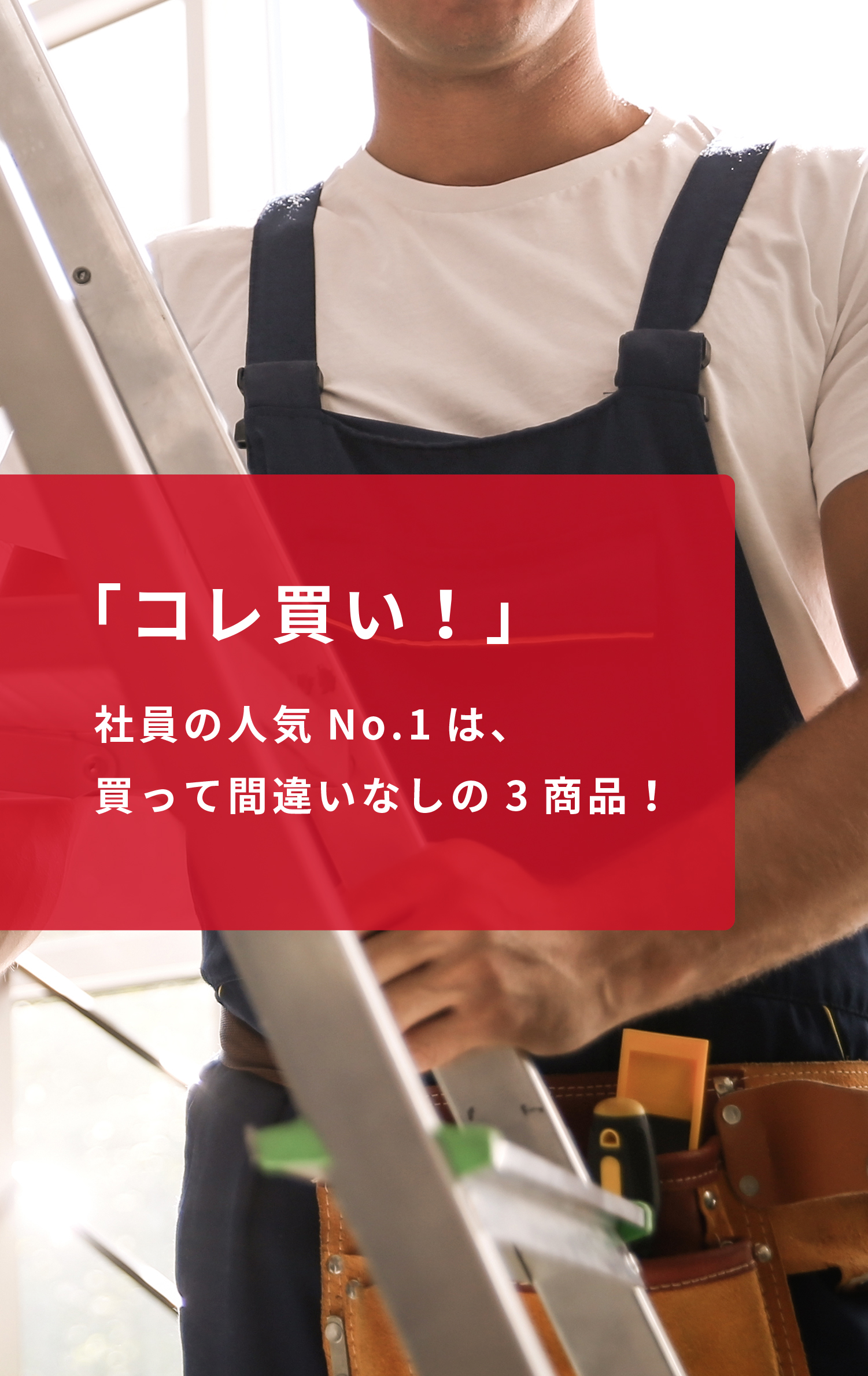 「コレ買い！」社員の人気No.1は、買って間違いなしの3商品！